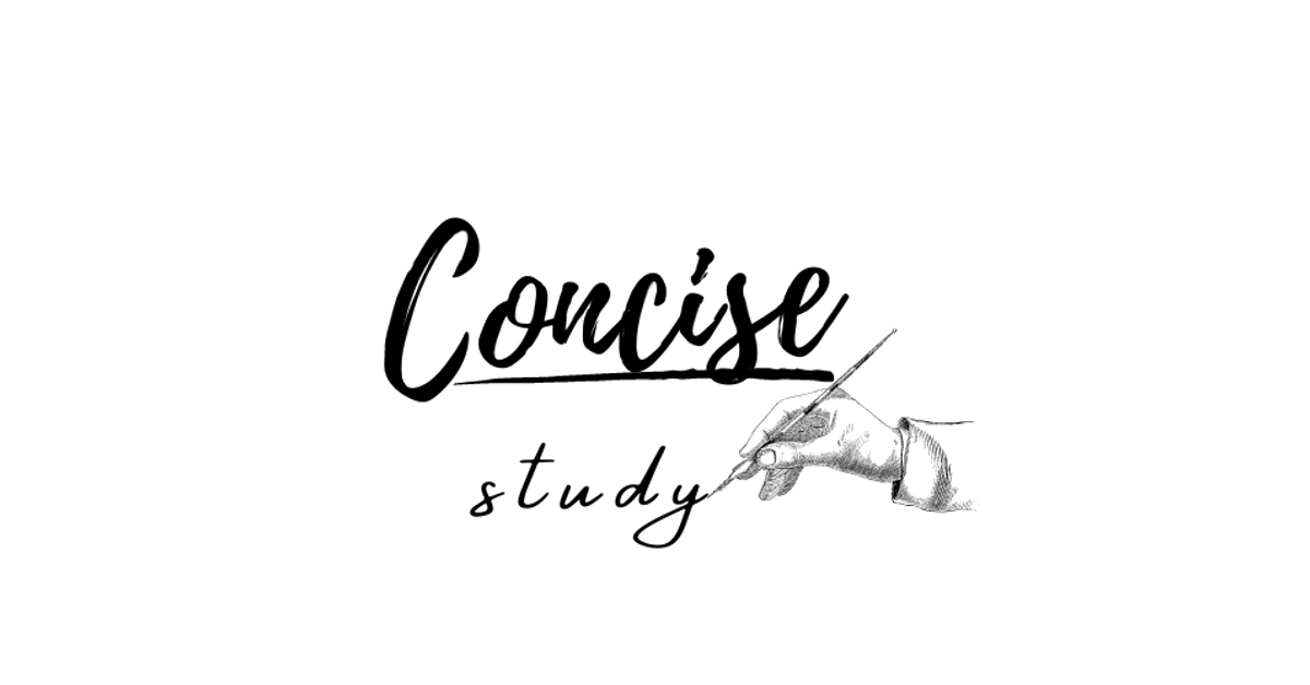 CONCISE STUDY – concisestudy