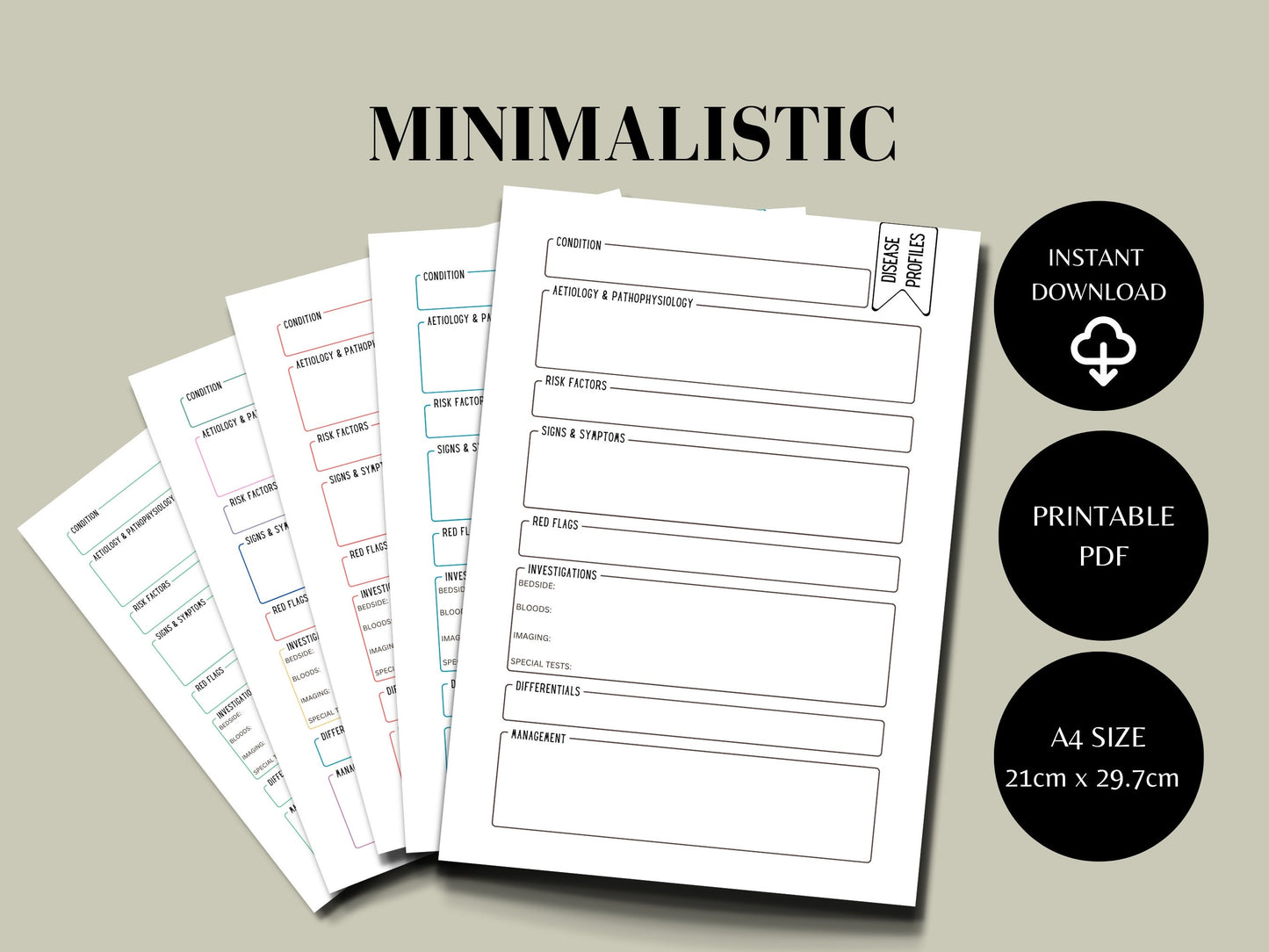 Disease Profile Notes Template