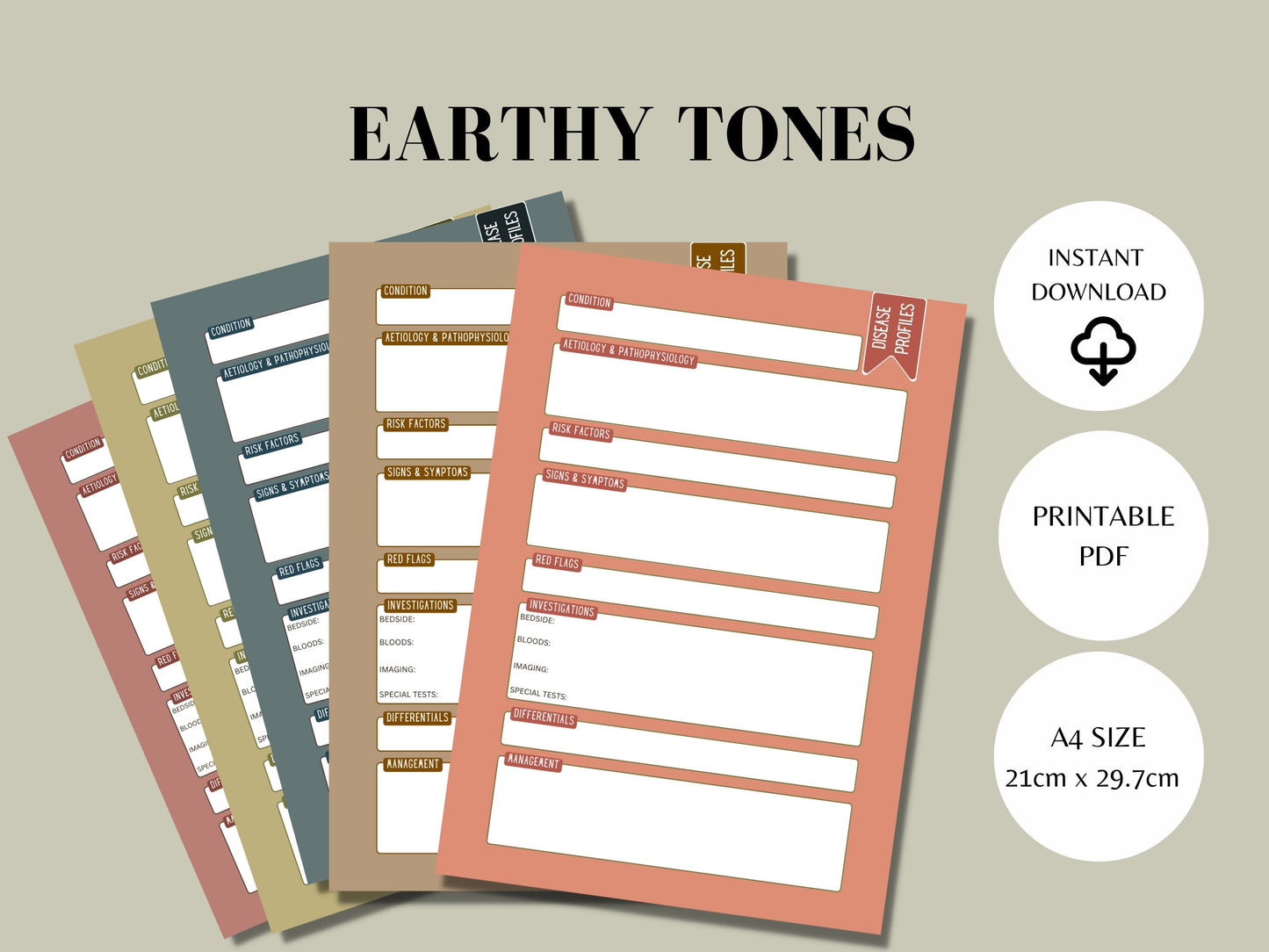 Disease Profile Notes Template