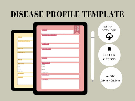 Disease Profile Notes Template